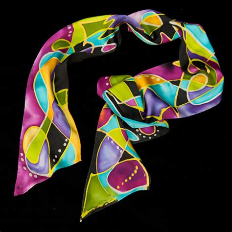 One Of A Kind Hand Painted Scarves Tracidesigns In Silk