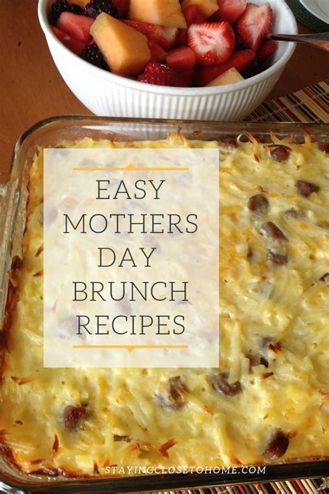 Easy Mothers Day Brunch Sausage Breakfast Casserle Recipe