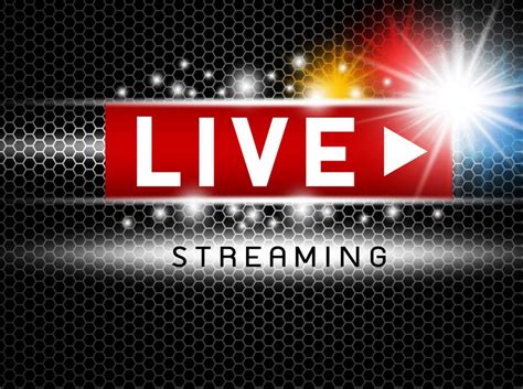 Live Streaming Live Streaming Flat Logo Blue Design Element With