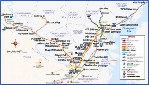 Transit Maps Maryland Transit Administration Transit Map System