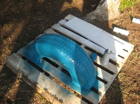 Diy Recycled Tire Rocker Aka Tire Teeter Totter Tyres Recycle