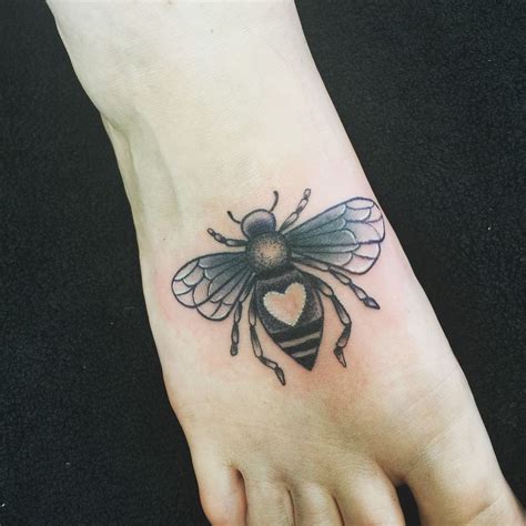 Pin By Gareth Hacking On Manchester Bee Tattoos White Tattoo Tattoos