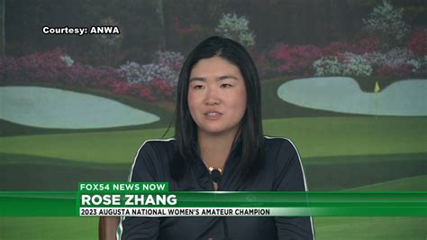 Rose Zhang Wins 2023 Augusta National Womens Amateur Wfxg