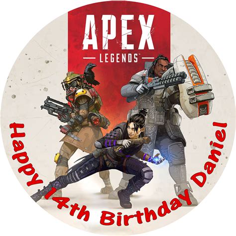 Buy Apex Legends Personalised Edible Icing Birthday Cake Topper Sexiz Pix
