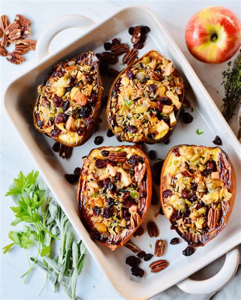 Wild Rice Stuffed Acorn Squash Vegan Gluten Free Super Safeway