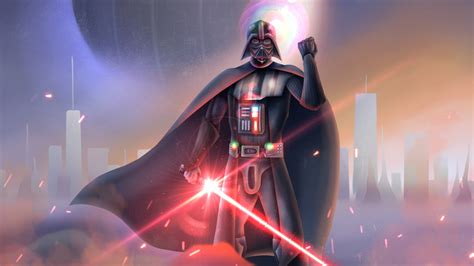 Darth Vader Lightsaber Star Wars 4k Hd Movies Wallpapers Hd