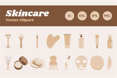 Skincare Clipart Designspace