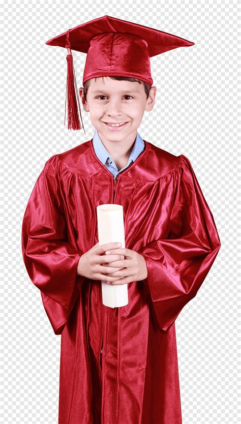 Niño En Vestimenta Académica Graduación Ceremonia Graduado Universidad