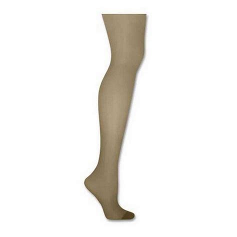 hanes q00716 silk reflections non control top reinforced toe pantyhose