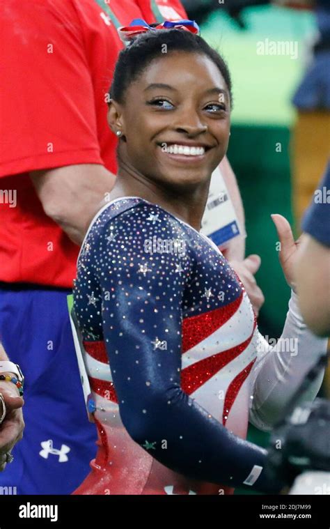 Usas Simone Biles The Superstar Of The Us Women Gymnastics Team Who Won The Artistic Gymnastics