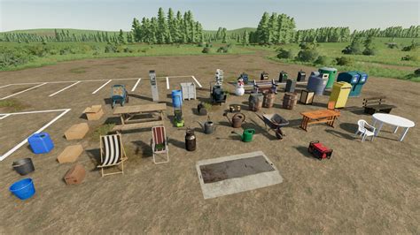 Placeable Objects Pack V 1 0 FS22 Mods