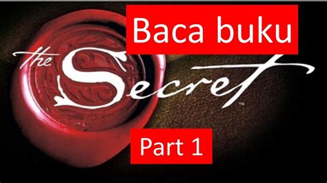 Baca Buku The Secret Indonesia Rahasia Hukum Tarik Menarik Part 1