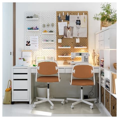 Micke Desk White 142x50 Cm Ikea