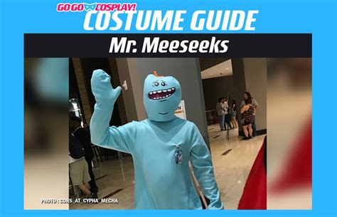 Mr Meeseeks Costume Guide Go Go Cosplay