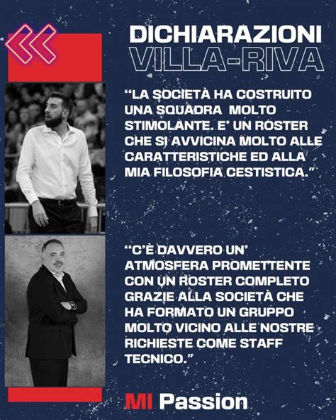 Urania Milano Coach Riva La Società Ha Costruito Una Squadra Molto