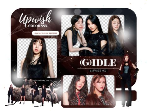 Gidle Png Pack 1hann By Upwishcolorssx On Deviantart
