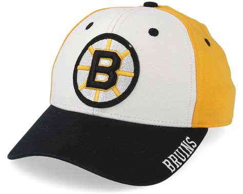 Boston Bruins Cotton 3 Colour Whiteyellowblack Adjustable Adidas