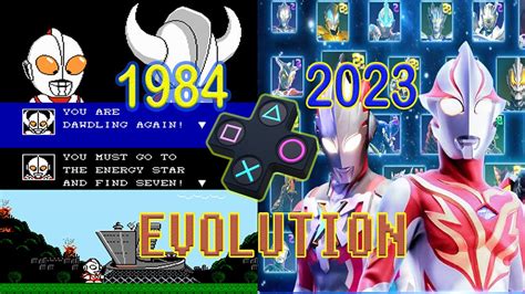 Evolution Of Ultraman Games 1984 2023 Youtube