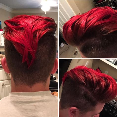 Red Hair Color For Men Hair Color Unique Red Hair Men Boys Colored Hair