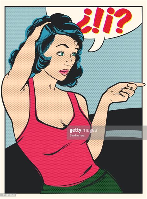 Surprised Cartoon Vintage Ilustration High Res Vector Graphic Getty