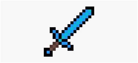 Pixel Art Minecraft Enchanted Diamond Sword