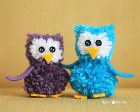 Diy Crochet Pom Pom Owl New Craft Works