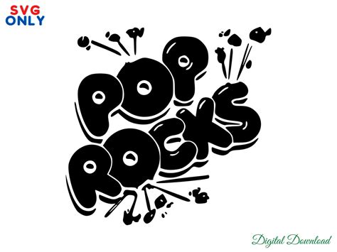 Pop Rocks Svg Digital Download Etsy