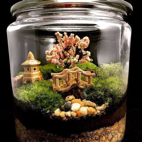 Japanese gardens (日本庭園, nihon teien) are traditional gardens whose designs are accompanied by japanese aesthetics and philosophical ideas, avoid artificial ornamentation, and highlight the natural landscape. New Japanese Garden Terrarium | Terrariums | Miniature zen ...