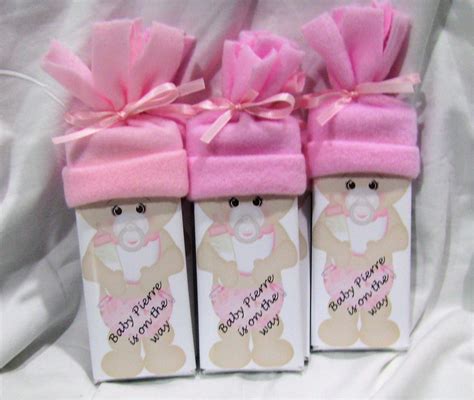 Baby Shower Personalized Pink Chocolate Bar Favors Etsy
