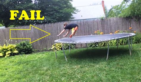 How to jump higher on a trampoline. Trampoline Jump Fails Compilation 2016 NEW - 1Funny.com