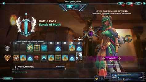 Paladins 3 2 Sands Of Myth Battlepass 11 All Items All Levels Free