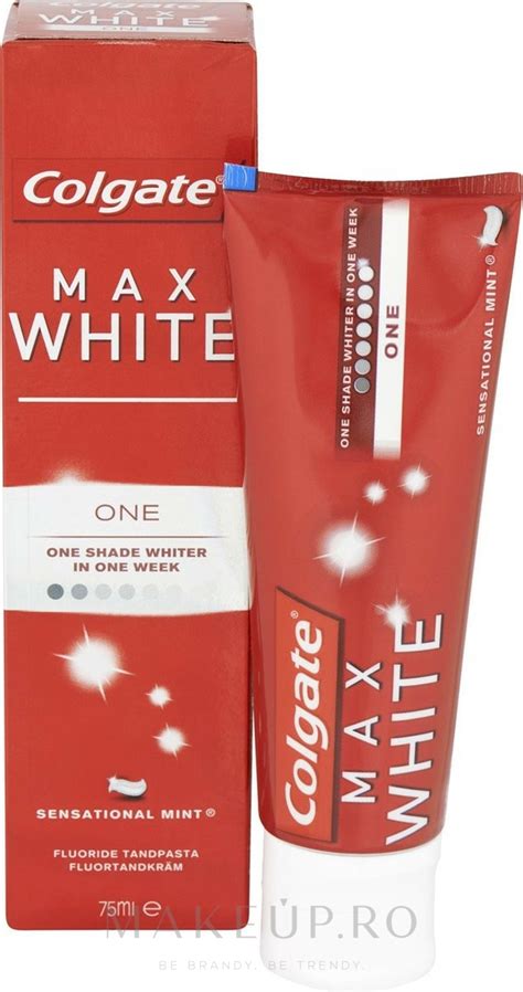 Colgate Max White One Past De Din I Efect De Albire Makeup Ro