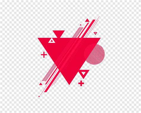 Red Triangle Illustration Geometric Shape Geometry Geometric Graphic