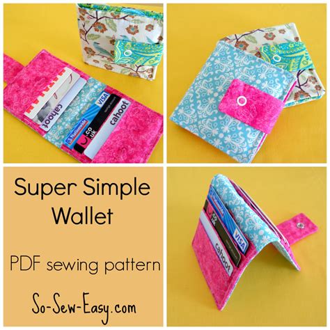 Wallet Free Sewing Pattern And Tutorial Sema Data Co Op