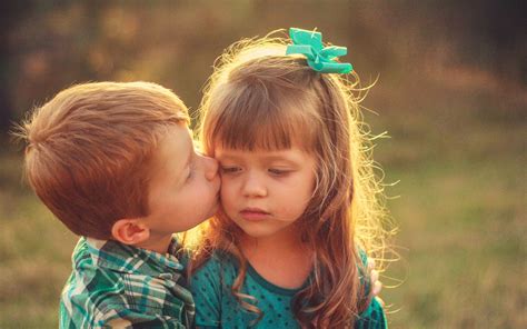Raksha bandhan brother and sister wallpaper. Cute Kids Kissing Love Brother Sister 4K Wallpaper - Best ...