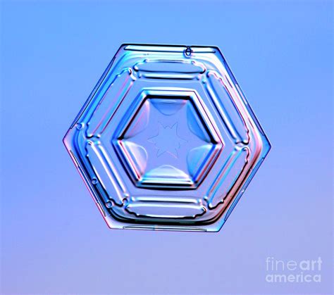 Hexagonal Plate Snowflake Photograph By Kenneth Libbrechtscience Photo