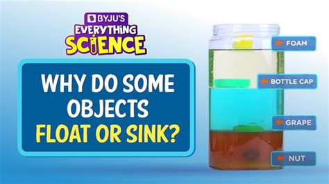 Why Do Objects Float Or Sink Byjus Everything Science Shorts Youtube