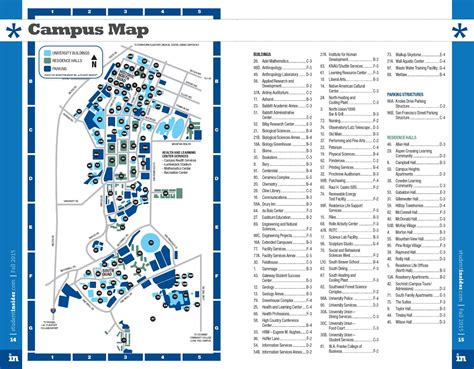 28 Northern Arizona University Map Maps Database Source