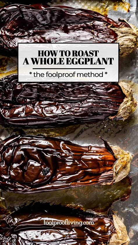 How To Roast Whole Eggplant In Oven Whole Baked Aubergine Recipe