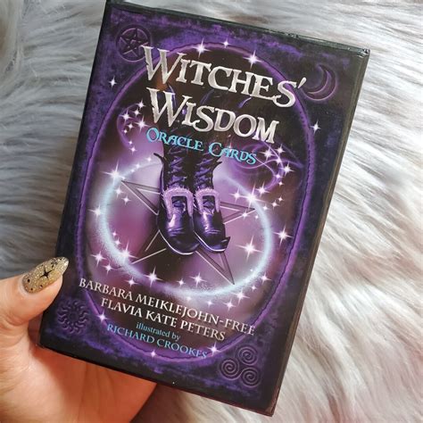 Witches Wisdom Oracle Cards By Barbara Meiklejohn Free Flavia Kate