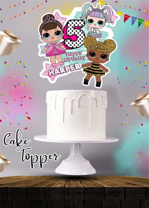 Lol Surprise Dolls Cake Topper Digital And Printable