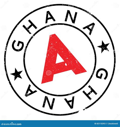 Ghana Stamp Rubber Grunge Stock Vector Illustration Of Culture 83110393