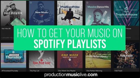 How To Get Your Music On Spotify Playlists