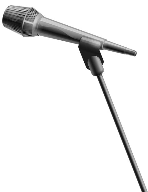 Microphone Clip Art Grey Microphone Transparent Png Clip Art Png