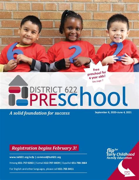 District 622 Preschool Catalog 2020 2021 Preschool Catalog Joomag