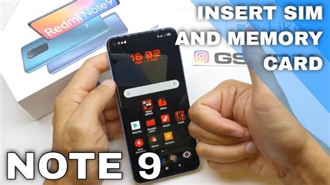 Redmi Note Insert SIM And SD Card How To YouTube
