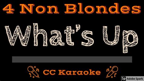 4 Non Blondes What S Up Karaoke Instrumental Lyrics Chords Chordify