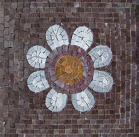 Flower Mosaic Wall Tile Kalina Geometric Mozaico