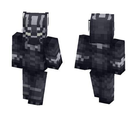 Download Black Panther Civil War Minecraft Skin For Free