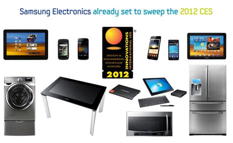 Samsung Electronics Already Set To Sweep The 2012 Ces Samsung Global
